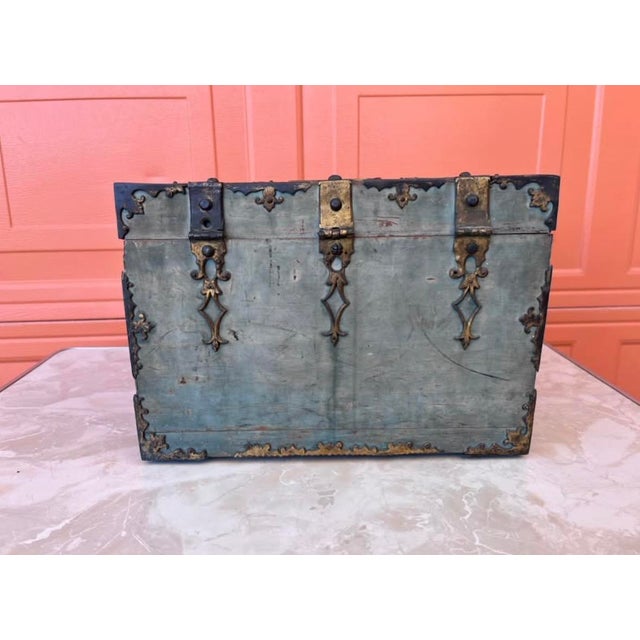 Antique James II 17th Century Strong Box “Coffre-Fort” For Sale - Image 9 of 16