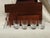 Mid 20th Century Mid-Century Mahogany Tantalus Set- 6 Pieces For Sale - Image 5 of 11