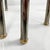 Italian Modern Glass and Metal Coffe Tables in Metal and Glass, 1980s, Set of 3 For Sale - Image 17 of 18