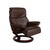 Modern Dream Recliner in Dark Brown Leather and Wood from Stressless For Sale - Image 3 of 15