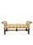 Late 20th Century Vintage Chippendale Style Mahogany-Finish Rolled Arm Upholstered Window Bench For Sale - Image 5 of 8
