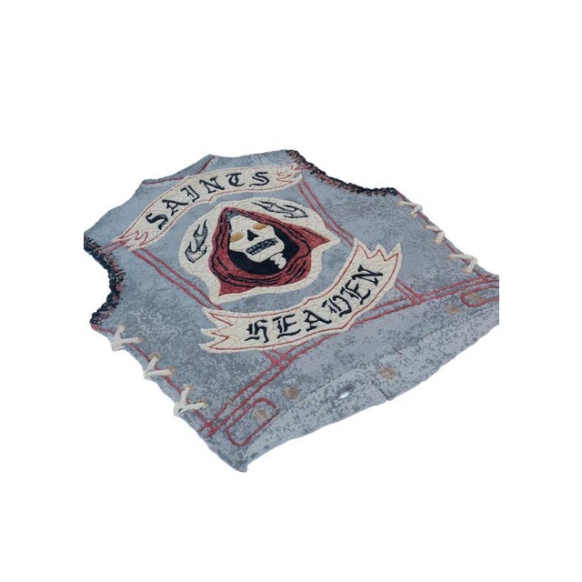 Hand-Knotted Saints Rug in Wool, Silk & Alpaca by Dinodo Studio Designed by Julien Jaca Limited Edition of 9 Dimensions: L...