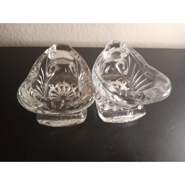Contemporary 2000s Lead Crystal Trinket Dishes- a Pair For Sale - Image 3 of 5