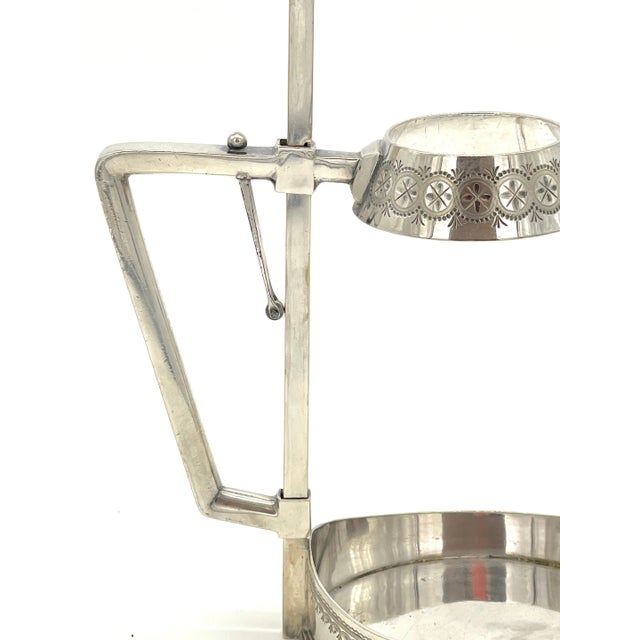 Silver-Plated Adjustable Wine Caddy by Mappin & Webb, England, Circa 1900–1910 For Sale - Image 12 of 12