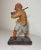 Very Rare Antique 1800s Hand Carved Wood Folk Art Baseball Sculpture Statue For Sale - Image 4 of 17