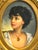 An oval porcelain plaque, hand-painted in the KPM manner in the late 19th century, after Gustav Richter's Neapolitan...