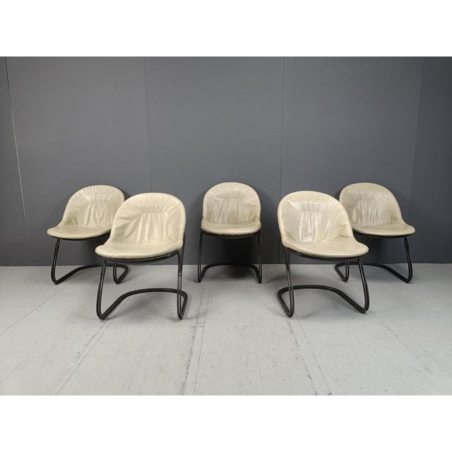 Gastone Rinaldi Pascale Dining Chairs by Gastone Rinaldi, 1970s, Set of 5 For Sale - Image 4 of 12