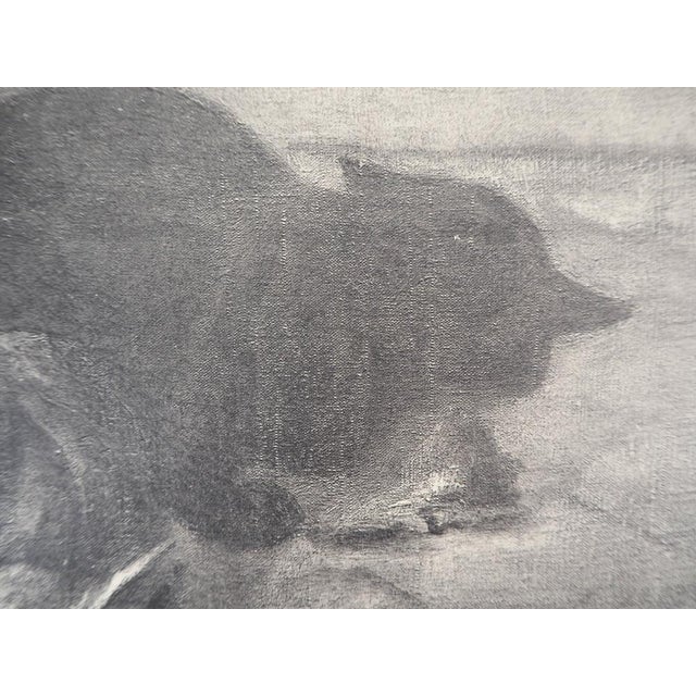 Théophile Alexandre Steinlen, Cats Gnawing a Bone, 1933, Lithograph For Sale - Image 4 of 6