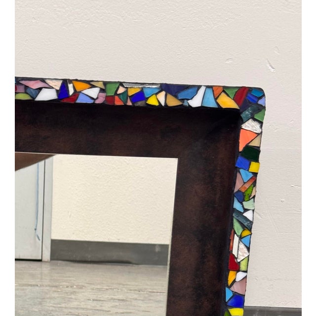 2020s Mychelle Fitzgerald Party Confetti Mosaic Design Wall Mirror For Sale - Image 5 of 12