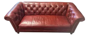 Leather Chesterfield 'Westchester' 89" Sofa Made in North Carolina by Lexington Furniture in 2020