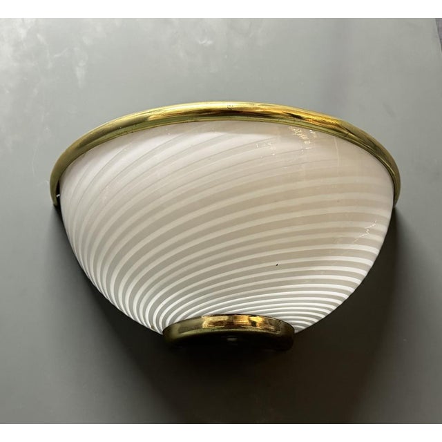 1970s Murano Glass Sconces from Venini, 1970s, Set of 2 For Sale - Image 5 of 9