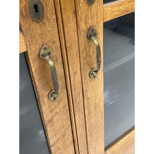 Wood Art Deco Display Cabinets, Set of 2 For Sale - Image 7 of 18