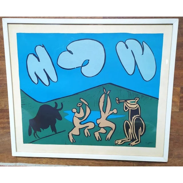 Pablo Picasso Pablo Picasso, Clouds, 1962, Lithograph, Framed For Sale - Image 4 of 4