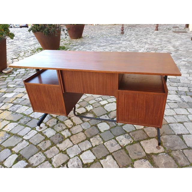 Swedish Teak Desk, 1950s For Sale - Image 14 of 18