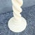 Wood Postmodern Cream Spiral Wooden Floor Lamp For Sale - Image 7 of 7