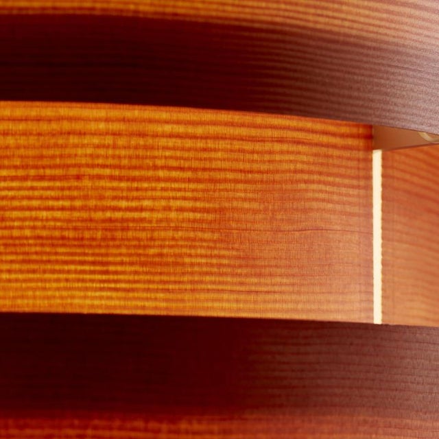 Contemporary Cister Wood Hanging Lamp by José Antonio Coderch For Sale - Image 3 of 7