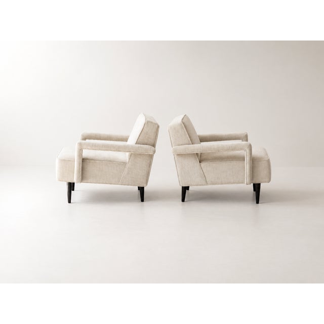 1950s Pair of Paul Laszlo Style Lounge Chairs For Sale - Image 5 of 11