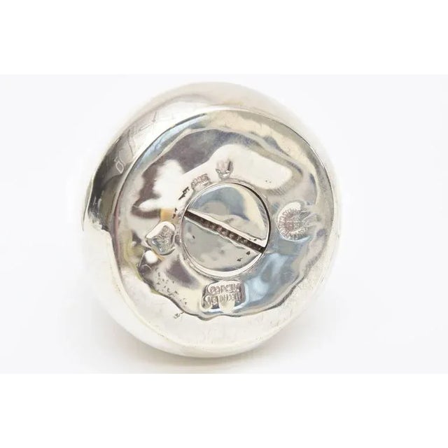 Mid Century Modern Antonio Pineda Modernist Sterling Silver Salt and Pepper Shakers Pair Of For Sale - Image 9 of 9