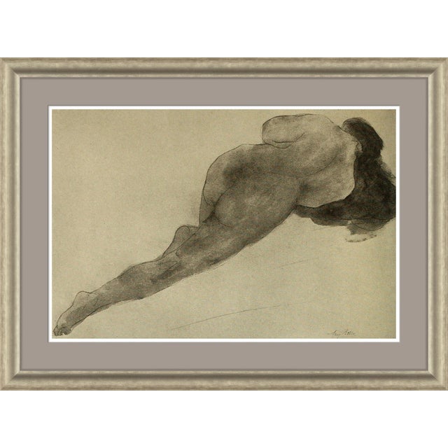 Figurative Nude Figure Framed Art Print For Sale - Image 3 of 3