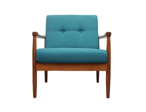 Vintage Armchair in Petrol, 1965