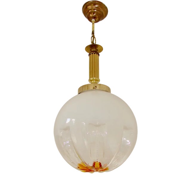 Wlochy Pendant Lamp from Mazzega, 1970s For Sale