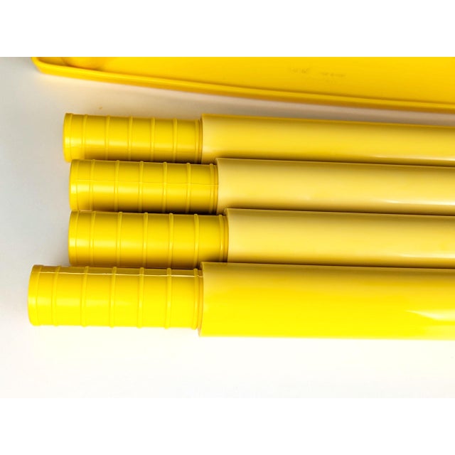 Yellow Plastic K 4860 Chair by A. Castelli Ferrieri for Kartell, 1978 For Sale - Image 9 of 10