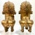 Gilt Bronze Foo Dogs - a Pair For Sale - Image 9 of 12