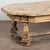 Wood 20th Century French Bleached Oak Coffee Table With Trestle Base For Sale - Image 7 of 12
