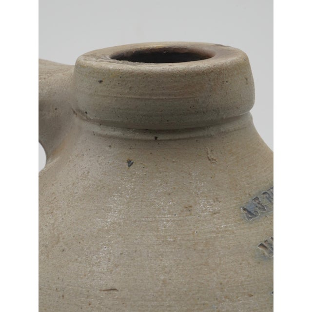 Large a.j. Buttler 3 Gallon Blue Stoneware Jug For Sale In Philadelphia - Image 6 of 10