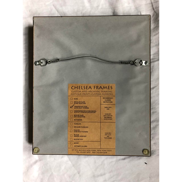 Andy Warhol Andy Warhol Male Figure Postcard Print in Black and Silver Frame For Sale - Image 4 of 5