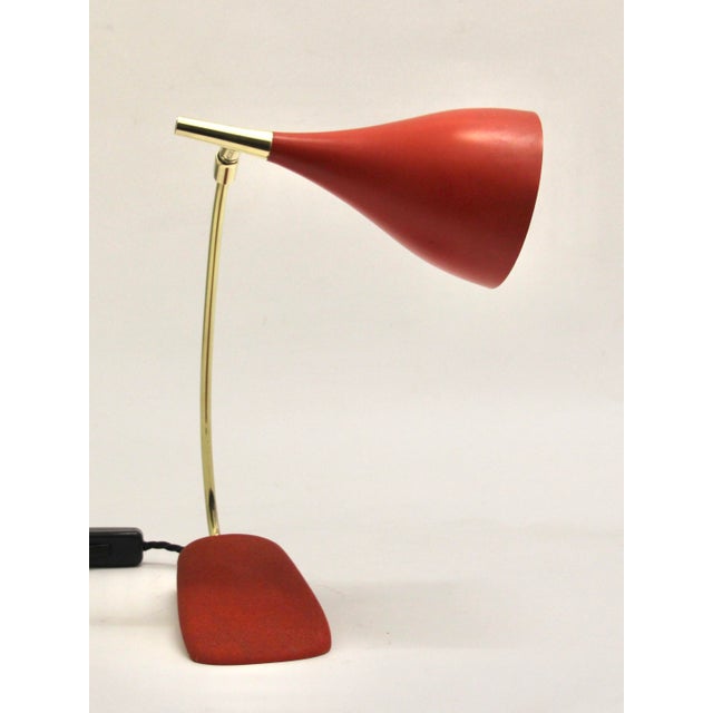 Metal Mid-Century Modern Adjustable Desk Lamp by Louis Kalff for Cosack, 1950s For Sale - Image 7 of 13