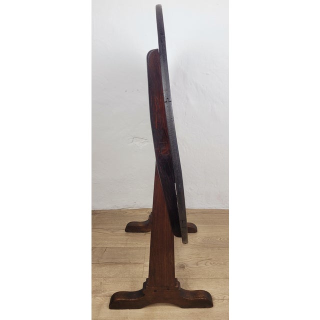Antique French Vigneron Wine Tasting Table in Oak, 1850 For Sale - Image 14 of 18