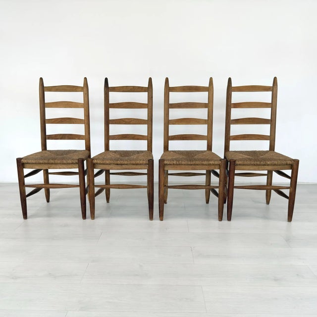 French Farmhouse Dining Chairs - A Pair For Sale - Image 9 of 9