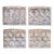 Architectural Panels Antique Cast Stone - Set of Four For Sale