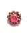 Bochic "Flamenco" Vintage Ruby & Multi Color Gems Cocktail Ring 18K Gold & Silver For Sale - Image 12 of 18
