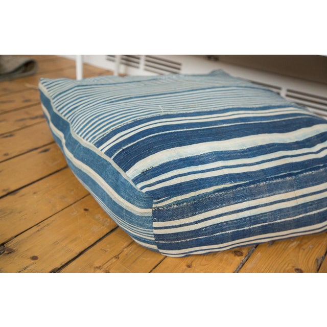 Vintage Light Blue Indigo Floor Pillow Chairish