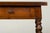 A late 19th-century French Provincial oak writing table or desk, sourced in Provence, France. Crafted from solid oak, the...