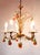 Italian Leaves and Fruit Chandelier in Copper, Metal, and Crystal, 1960s For Sale - Image 3 of 8