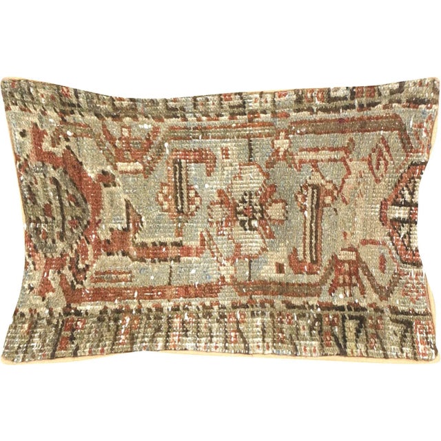 Shabby Chic 1960s Persian Mahal Pillow For Sale - Image 3 of 3