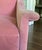 1990s Pair of Vintage Bassett Soft Pink Velvet Club Chairs For Sale - Image 5 of 15