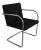 Knoll Studios Ludwig Mies Van Der Rohe's Brno Tubular Chair Original Charcoal Fabric For Sale