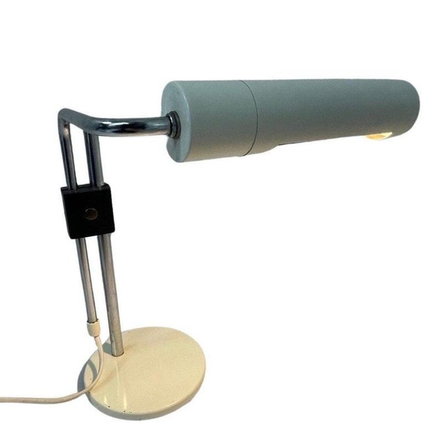 Metal White and Chrome Adjustable Desk Lamp from Hala Zeist For Sale - Image 7 of 7