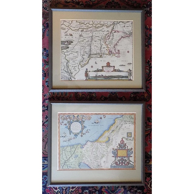 Wood Hand Colored Vintage Maps of "New Belgium" & For Sale - Image 7 of 7