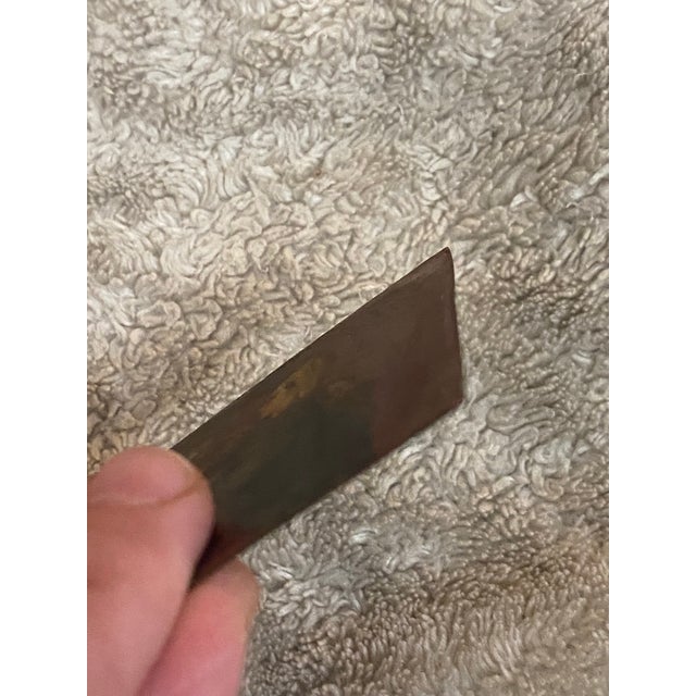 Metal Late 18th Century Antique Retablo Old Master Oil Painting on Metal "Vision of the Virgin" For Sale - Image 7 of 10