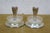 Mid 20th Century Mid 20th Century Gorham Sterling Silver Weighted Acrylic Candlesticks Candle Holders- Set of 2 For Sale - Image 5 of 11