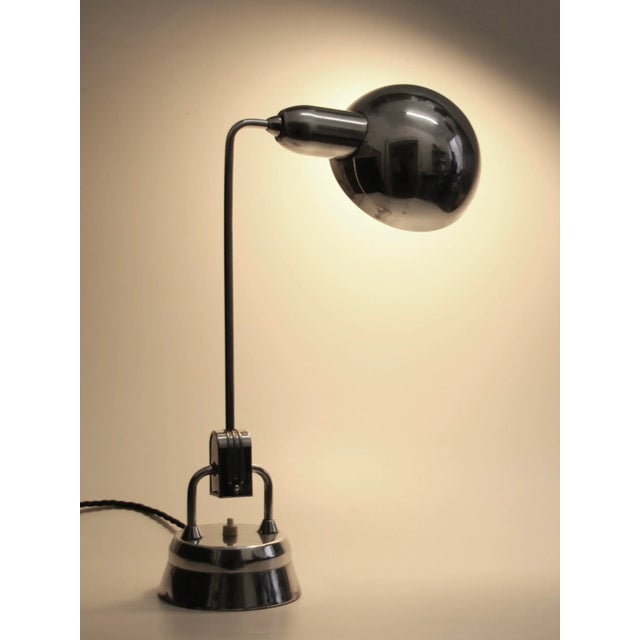 French Art Deco Metal Desk Lamps by Charlotte Perriand for Jumo, 1940s, Set of 2 For Sale - Image 9 of 18