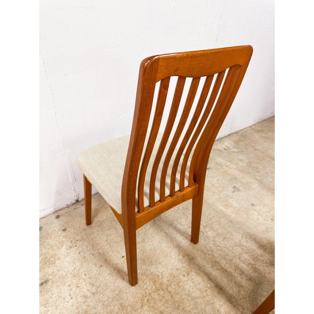 1970s Mid-Century Modern Benny Linden Teak Dining Chairs - Set of 4 For Sale - Image 9 of 10