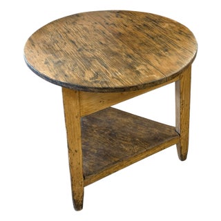 Antique 18th C English Country Cricket Table For Sale