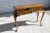 1970s American of Martinsville 2 Drawer Burl Queen Anne Style Writing Table For Sale - Image 12 of 13