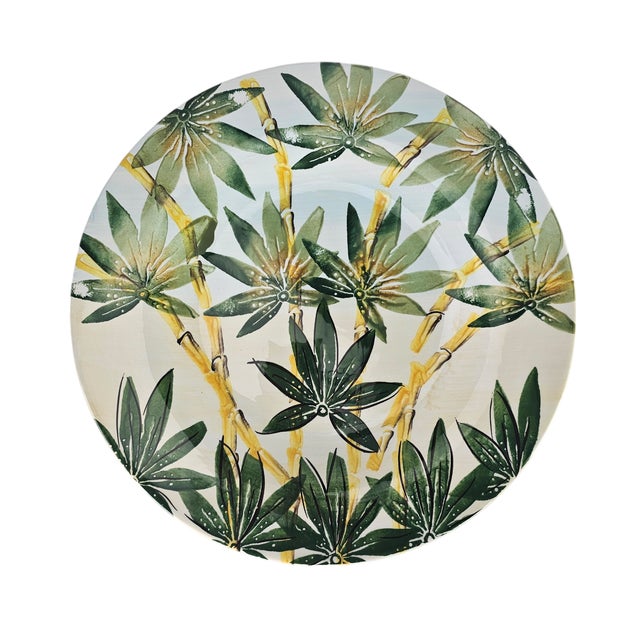 Crate & Barrel Crate & Barrel Bamboo Platter Antica Fornace 8.25" For Sale - Image 4 of 10